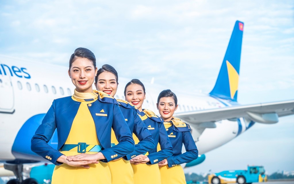 Giá vé của Vietravel Airlines nằm giữa giá vé của Bamboo Airways và Vietjet Air